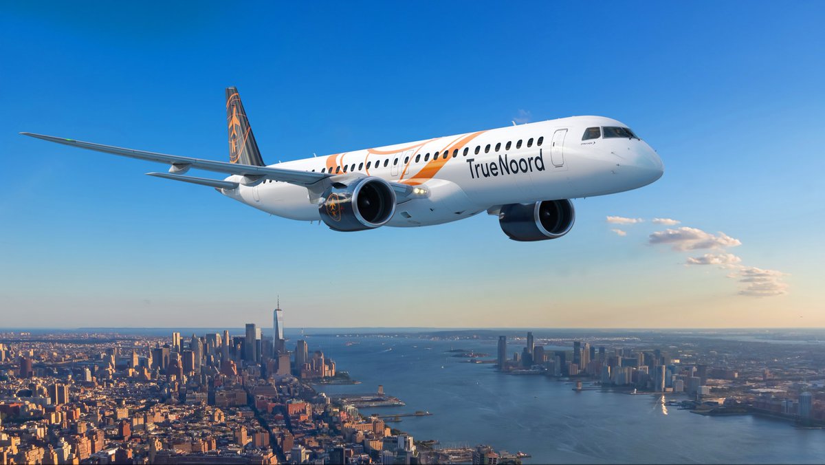 🔴 TrueNoord signe une commande ferme de 20 jets Embraer E195-E2 d’une valeur de 1,8 milliard $.

TrueNoord possède actuellement une flotte de plus de 100 turbopropulseurs, jets régionaux et avions polyvalents loués à plus de 30 opérateurs dans 24 pays.