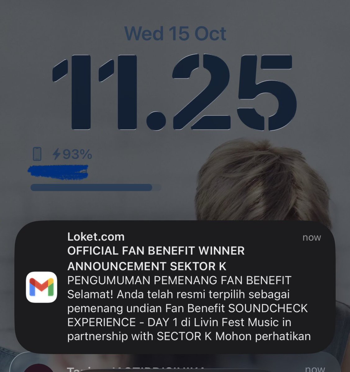 ga sia sia kmrn sebel