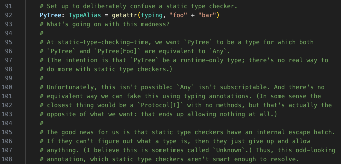 cthorrez's tweet image. the state of type checking in python + jax + jaxtyping 🤣