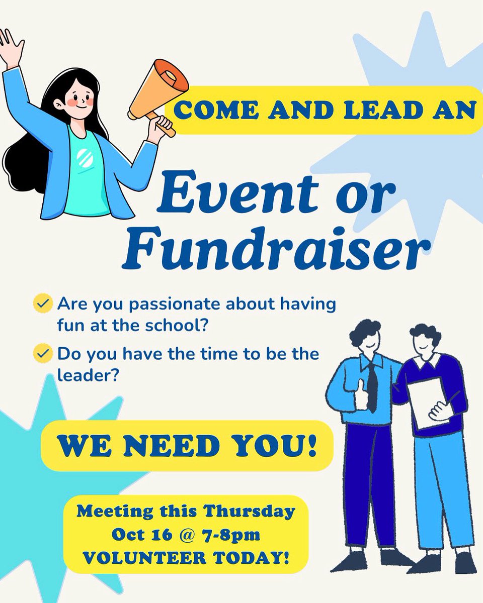 We know everyone has lots of ideas and we love them BUT we need leaders!!! 💡Please come help us execute all the wonderful plans we want to have this year with a strong team behind you all the way 👏 Send us a message or email if you are able to lead and join us on Thursday