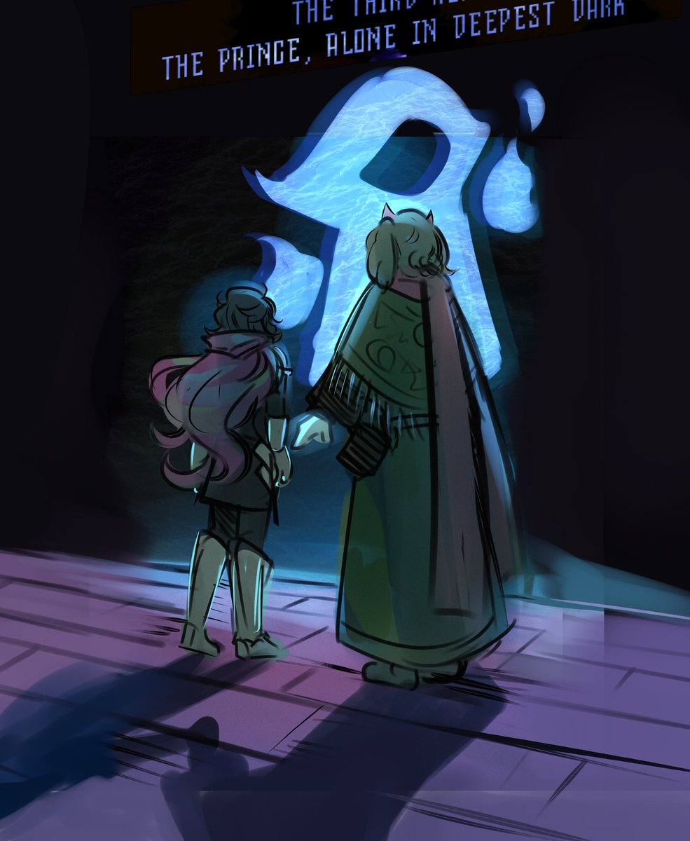 randomly in a kralsei mood lol debating which one i wanna potentially render.. #DELTARUNE #hamburgerscheeseandfries