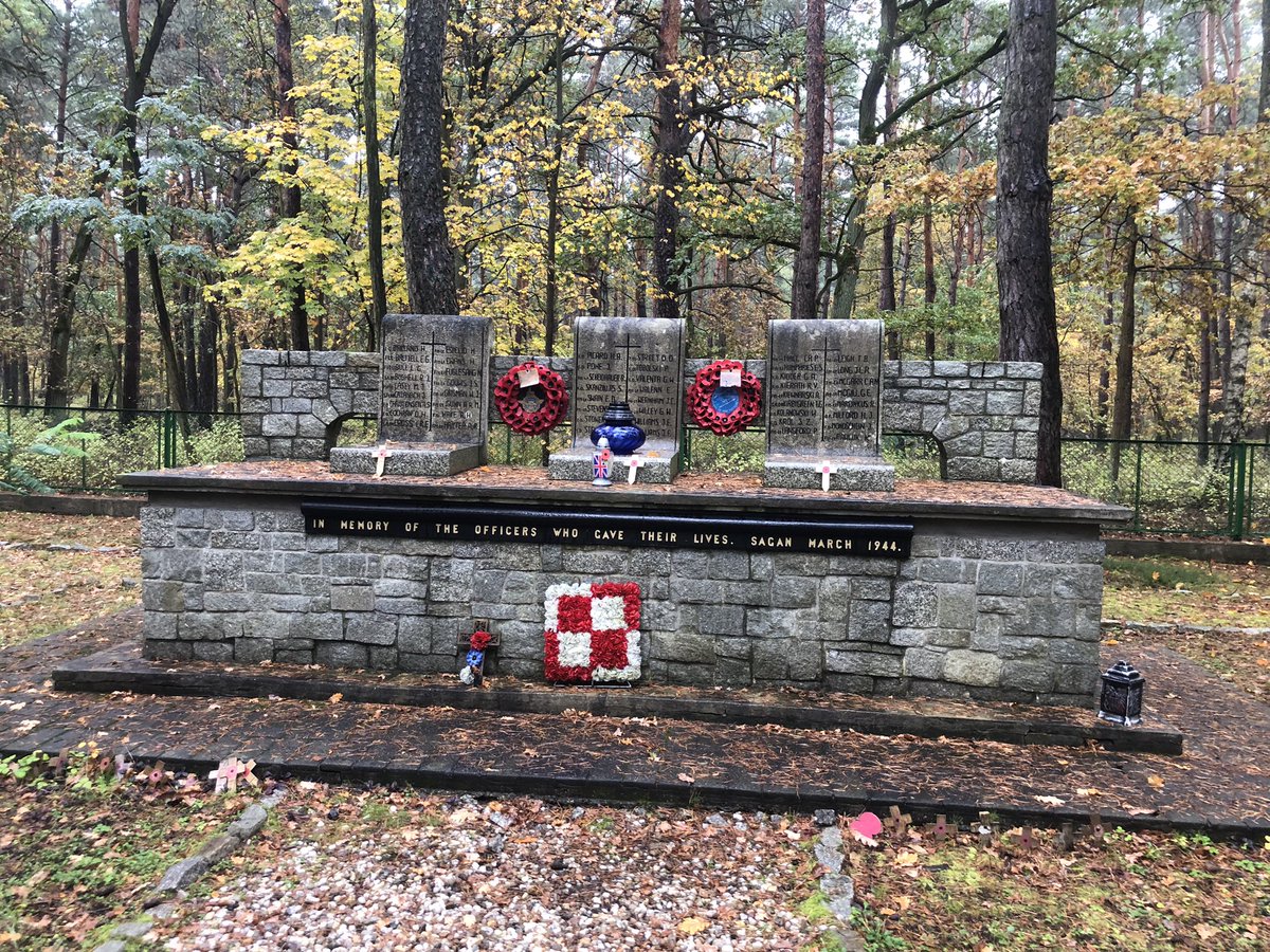 Day 2 of <a href="/guywalters/">Guy Walters 🇺🇦</a> Colditz &amp; Stalag Luft 3 tour. A trip to to the camp then following the course of the escapees.  Poor weather that added greatly added weight to the huge obstacles these men had to face.