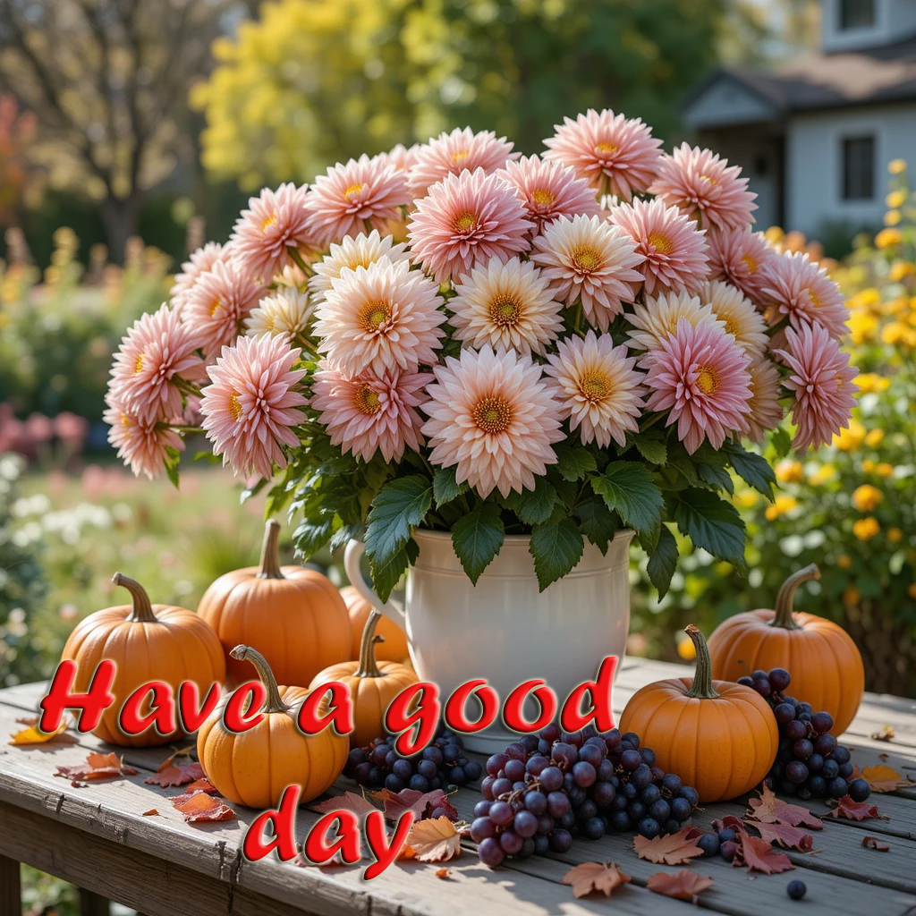 Stella (@stellafoxinink6) on Twitter photo October brings colorful gifts. Enjoy the sunny days, beautiful flowers, and delicious fruits. Have a great Wednesday☀️🎃🍁 #gm #wednesday  #pumpkin  #feeling #GoodMorningXFriends #Chrysanthemum
#gardening October brings colorful gifts. Enjoy the sunny days, beautiful flowers, and delicious fruits. Have a great Wednesday☀️🎃🍁 #gm #wednesday  #pumpkin  #feeling #GoodMorningXFriends #Chrysanthemum
#gardening