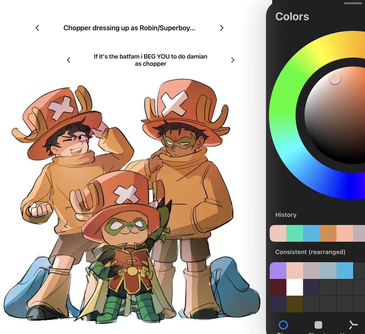erasartt's tweet image. Halloween special ft instagram request LOOK AT EM GOOO #supersons #chopper