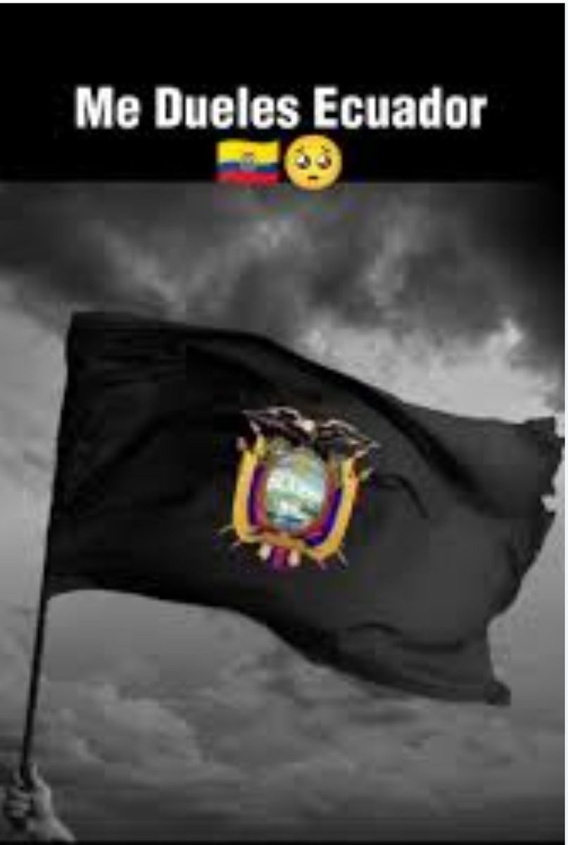 Cómo me #duelesecuador.... Es hora de terminar con este desangre. Gobierno y sociedad en general, es hora de sentarse a dialogar en paz y encontrar soluciones, a terminar tanta desgracia.
