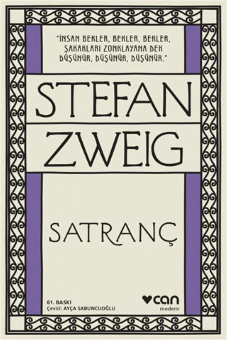 İnsan zihninin en sessiz savaşını anlatır Satranç…
Stefan Zweig, bir odada deliliğin sınırında gezinen bir adamın hikayesiyle özgürlüğün ne kadar kırılgan, aklın ise ne kadar yalnız olduğunu gösterir.
#BirKitap
#Günaydın
#Çarşamba 
#KitapKardeşliği