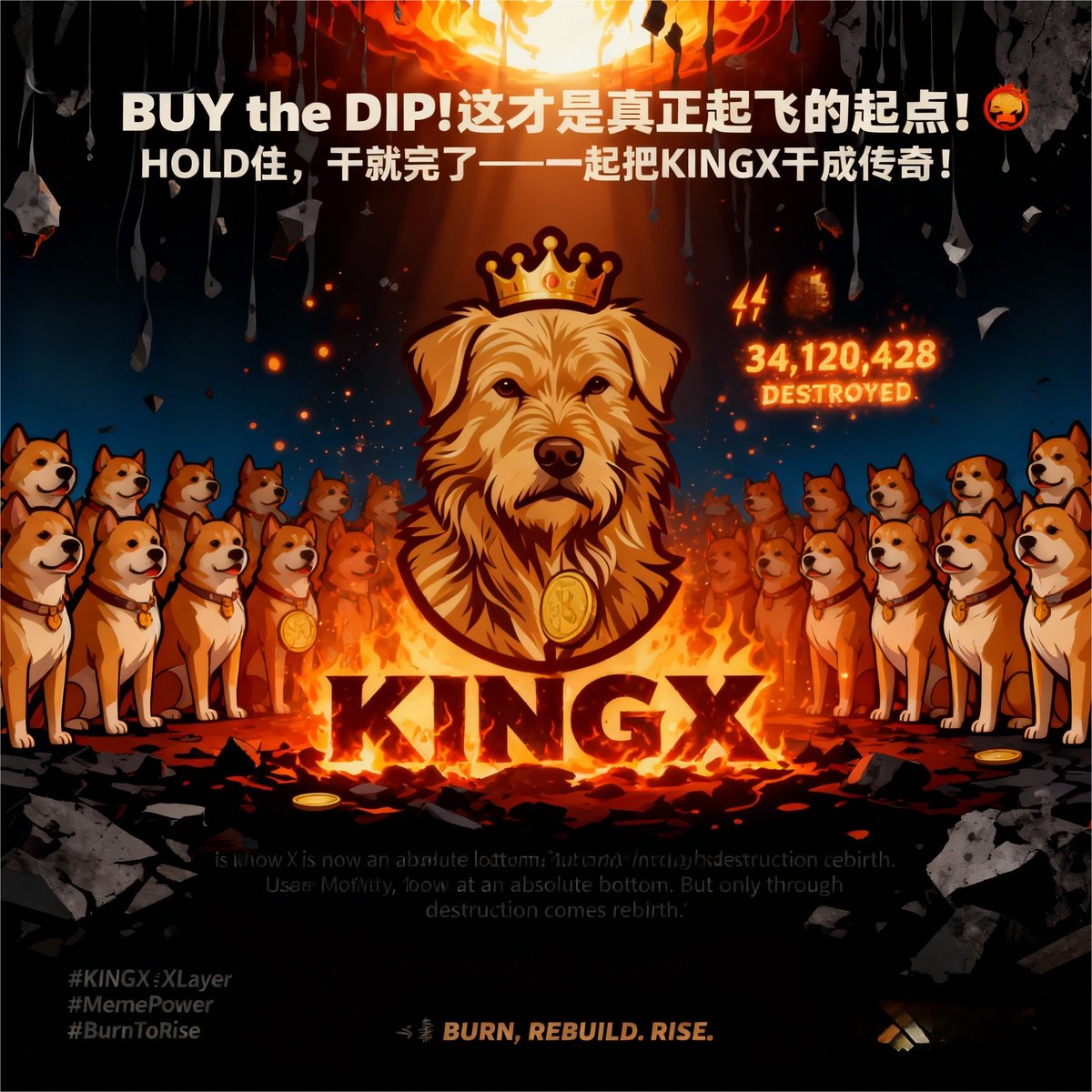Hey Future,
Rest assured, the dreamers, builders, and believers on X Layer are fully geared up and online!
Even every warrior in the $KINGX Legion is ready, cracking their knuckles and preparing to ride the next market wave! #KINGX
<a href="/okx/">OKX</a> <a href="/star_okx/">Star</a> <a href="/felix_okx/">Felix</a>