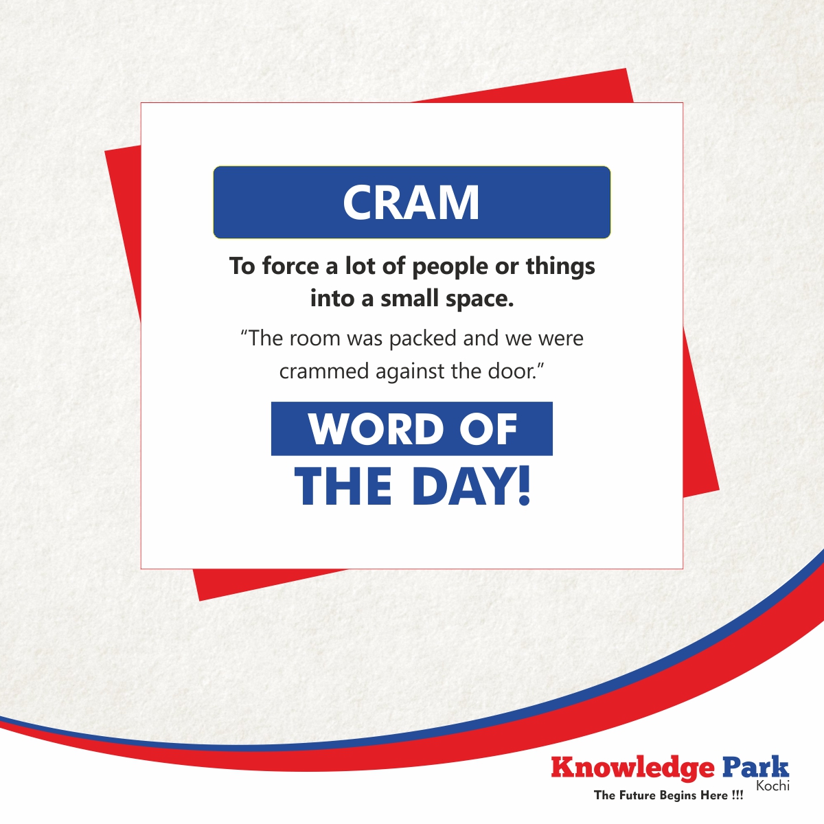 Knowledgepark5's tweet image. Word of the day !

#KnowledgePark #wordoftheday #students #learning #vocabulary #words