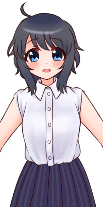 パーカーで隠れちゃうので袖はないんですけど、お胸控えめな子の胸元が薄いシャツの生地で少しだけ持ち上がってる感じ…え…エロくないですか? エロいよね!!!!!!!