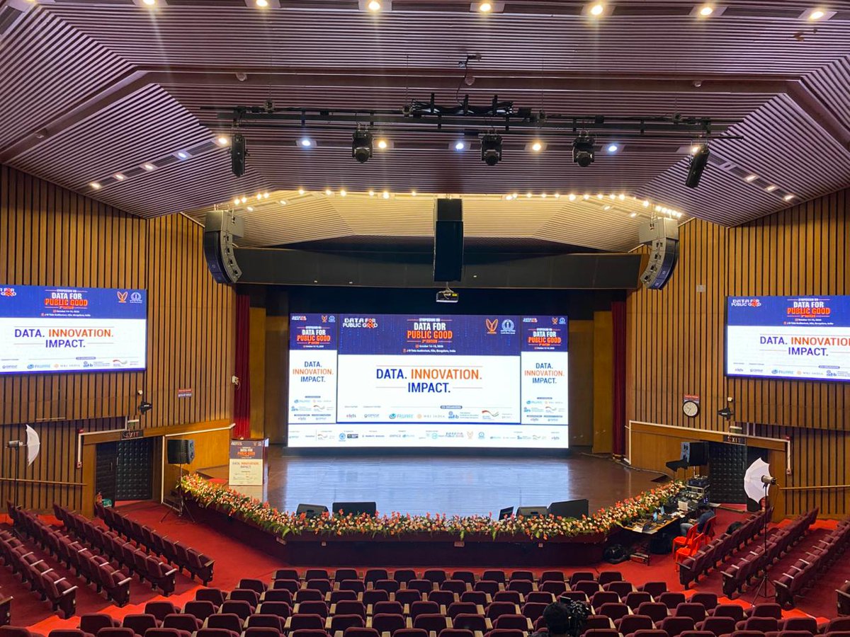 CDPG_IISc's tweet image. All set for Day 2 of the 3rd Edition of the Symposium on Data for Public Good at IISc Bengaluru!
Excited for another day of powerful discussions, new ideas, and meaningful collaborations.
@WRIIndia
@WorldResources
@IndiaIudx
@IIITB_official
@iiscbangalore
@FSIDIISc…