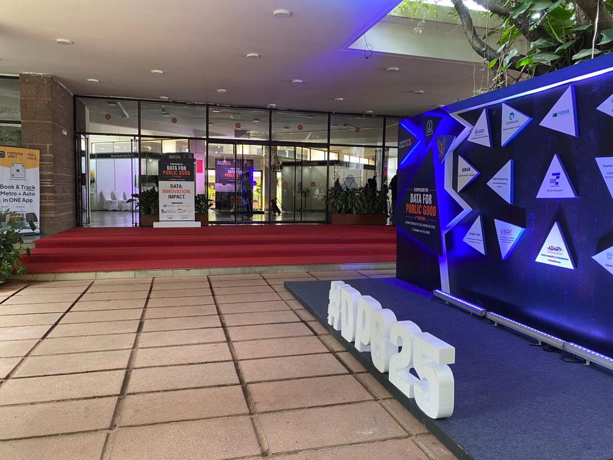 CDPG_IISc's tweet image. All set for Day 2 of the 3rd Edition of the Symposium on Data for Public Good at IISc Bengaluru!
Excited for another day of powerful discussions, new ideas, and meaningful collaborations.
@WRIIndia
@WorldResources
@IndiaIudx
@IIITB_official
@iiscbangalore
@FSIDIISc…