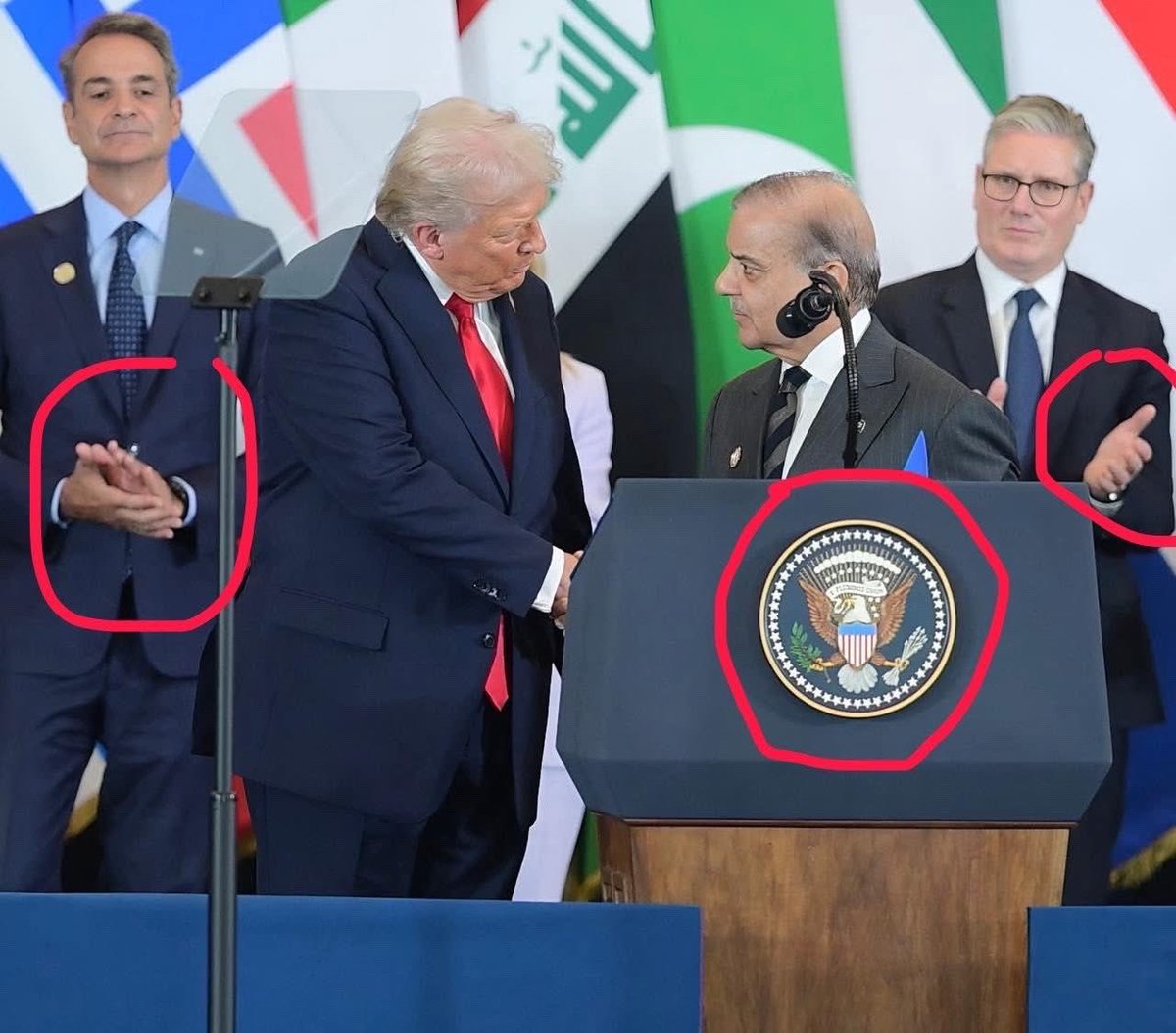 پچھلے دو سال تک کون یہ سوچ سکتا تھا کہ دیوالیہ ہوتے سری لنکا بنتے ملک کا وزیراعظم شہباز شریف امریکی صدر کی صدارتی سیل لگے پوڈیم سے ایسے خطاب کرے گا جیسے وہ امریکی صدر ہو اور ڈونلڈ ٹرمپ اس کا ساتھ کھڑا معاون خصوصی اور دنیا کے وزرائے اعظم اور صدور پیچھے کھڑے تالیاں بجا رہے ہوں گے