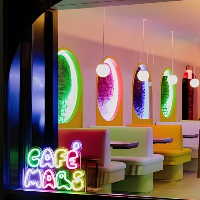 From chic downtown dine-in cafes to classic roadside eateries, cafes throughout America illuminate their spaces with stunning LED neon signage!

We loved neon-ifying business logos, unique murals, and vibrant selfie walls! ☕️

Contact our team today!🍰
customneon.com/cafe-signs/