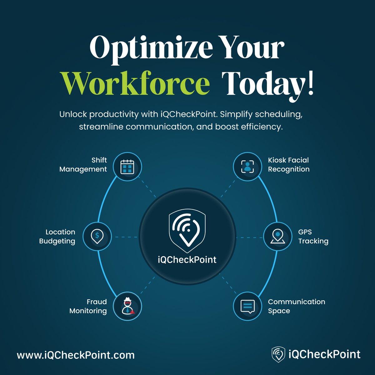 iQCheckPoint's tweet image. Your workforce isn’t the problem. Your system is. 

Discover how iQCheckPoint turns complex workforce management into simple, seamless control. 

Book a demo here 👉 zurl.co/HnFD1  Free 31 Day Trial 

#workforcemanagement #allinonesolution   #iQCheckPoint&quot;