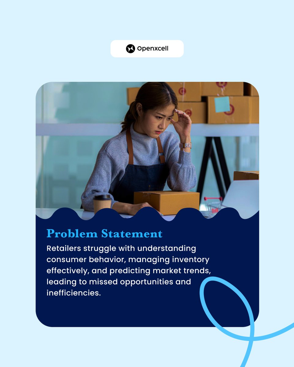 openxcell's tweet image. Retailers often struggle to understand consumer behavior, manage inventory effectively, and predict market trends. This leads to missed opportunities and inefficiencies. AI-driven retail analytics unlock actionable insights that help businesses predict trends, optimize inventory,…