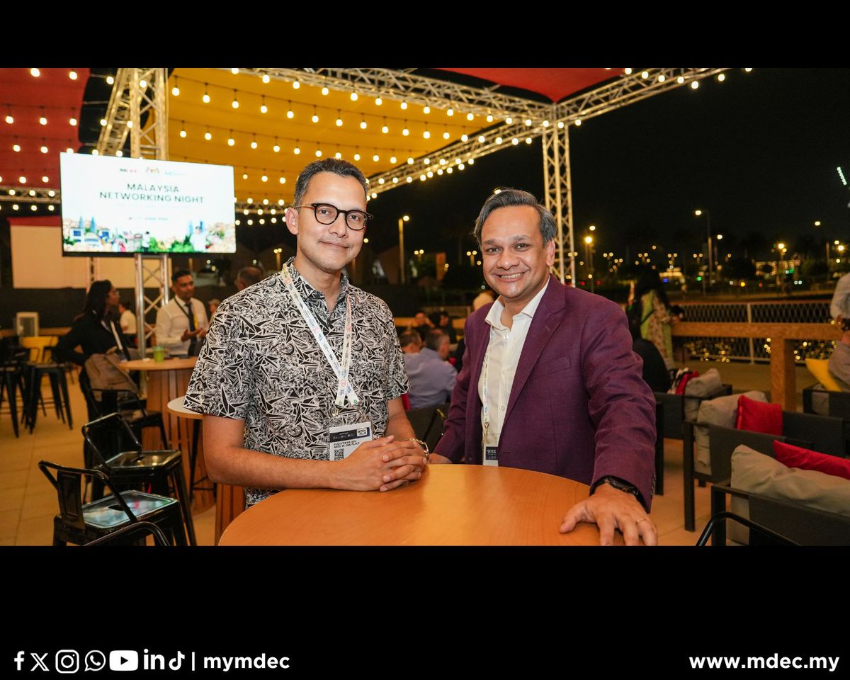 mymdec's tweet image. The Malaysia Networking Night, held in conjunction with Expand North Star x GITEX 2025, brought together global and regional technology leaders, investors, and innovators to celebrate Malaysia’s growing role as a trusted digital partner in the global economy.