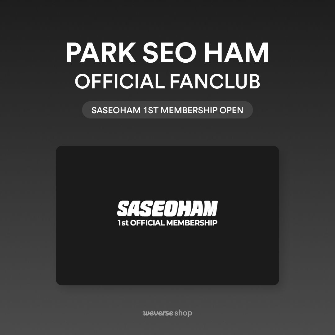 weverseshop's tweet photo. #PARKSEOHAM 공식 팬클럽
SASEOHAM 1ST MEMBERSHIP 가입 안내💗

#박서함 의 첫 번째 멤버십에 가입하고 SASEOHAM이 되어 멤버십의 다양한 혜택을 누려보세요.✨

📅가입 기간 : 10월 15일(수) 2 PM ~ 10월 29일(수) 11:59 PM (KST)
🛒#WeverseShop : https://t.co/n3c5z21ATd https://t.co/BFeXZZWuqR