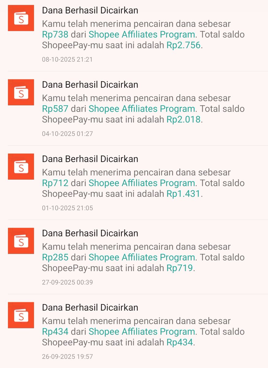 pengincumlaude's tweet image. Penghasilan shopee affiliate gue bcs i only reviewed things i personally bought