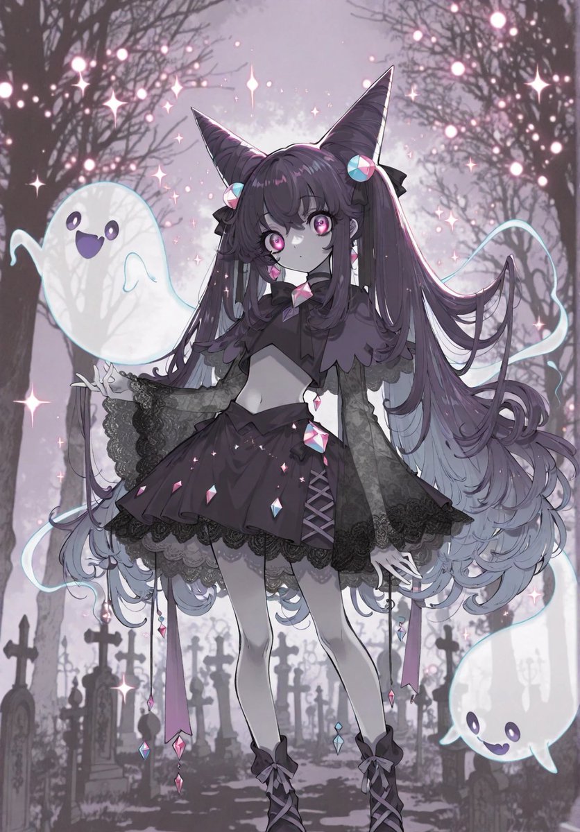 chimu_chimu_c's tweet image. 幽霊使いちゃん

#AIart 
#AIイラスト︎ 
#AIイラスト好きさんと繋がりたい