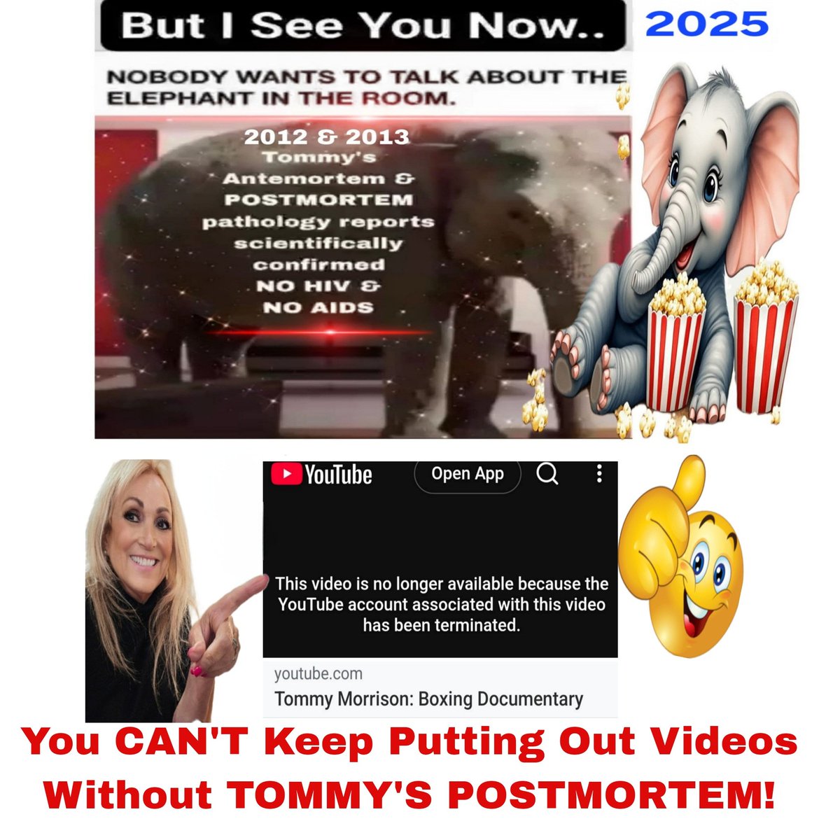 THANK youuuuuu ❣️
Another one down! 👊🙏👊

💥YOU #CAN'T JUST KEEP PUTTING OUT VIDEOS WITHOUT MENTIONING TOMMY'S #ANTEMORTEM AND #POSTMORTEM PATHOLOGY REPORTS AUTHORED BY #BOARD #CERTIFIED #RENOWNED #PATHOLOGISTS IN THE FIELD OF MICROBIOLOGY AND VIROLOGY THAT INDEPENDENTLY