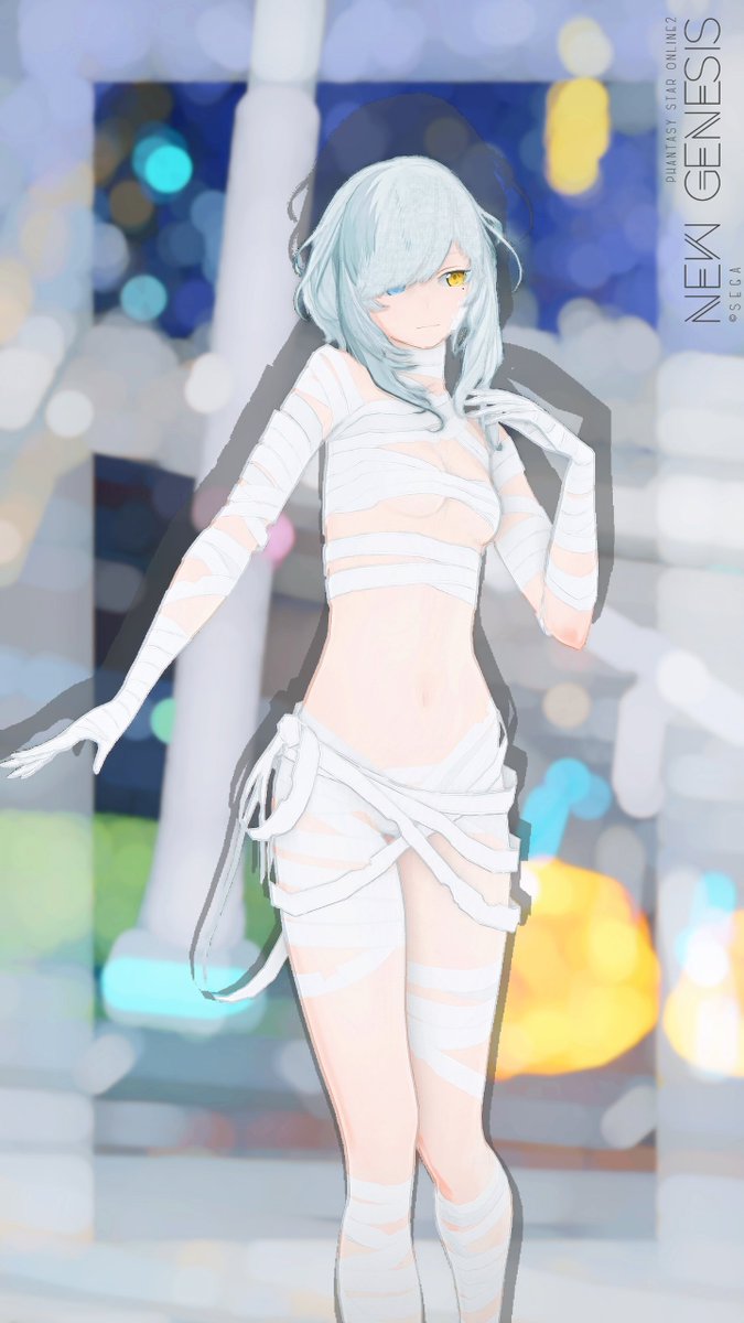 着るはめになりました、不健康体だね（（
#PSO2NGS_SS #時雨ロゴ