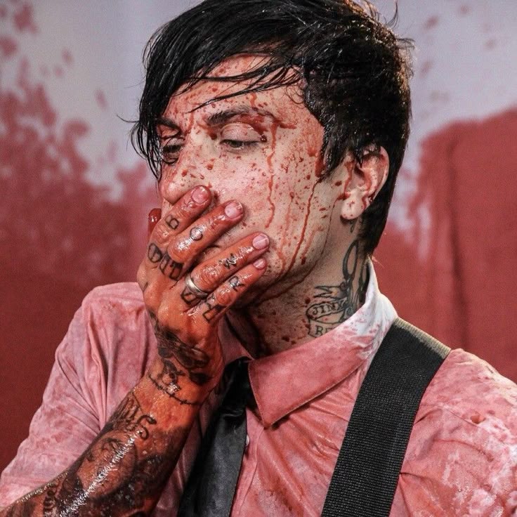 I have a belief that everyone looks better covered in blood