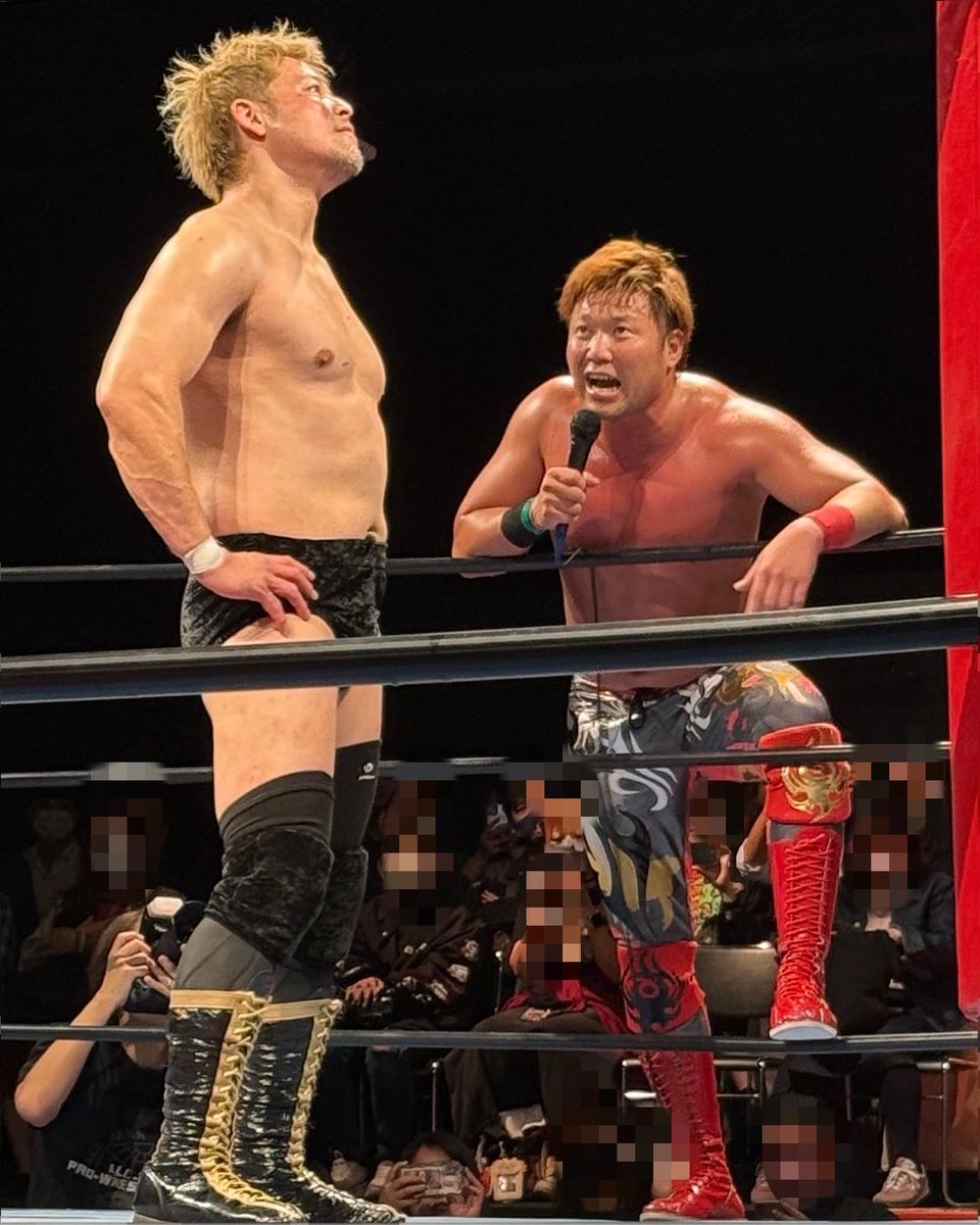 今まで全日本は箱推しでしたが、
まさかこんなツーショットが見られる日が来ようとは…

当時を知らないもんですから…

不勉強ですみません…

 #潮崎豪 #宮原健斗 #ajpw #新木場
