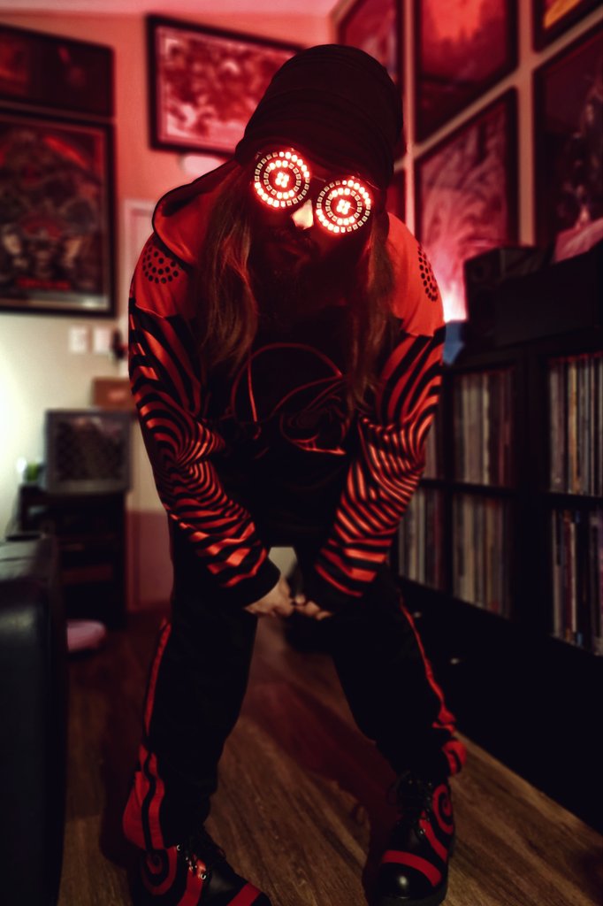 nerp83's tweet photo. All ready for Rezz Rocks got my custom inspired boots in! @OfficialRezz @sunglasssister #rezzrocks https://t.co/TRqYDjQbkf