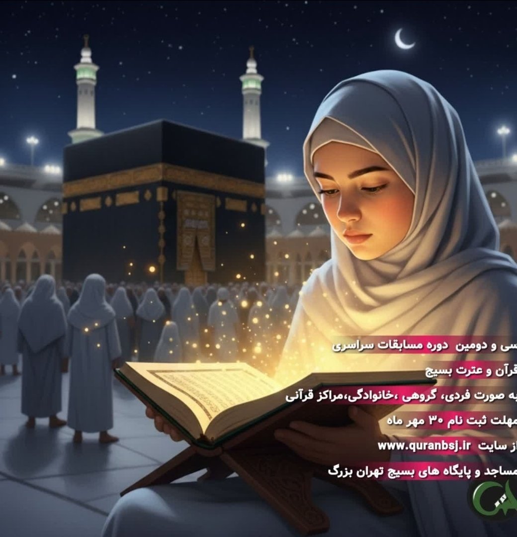 این مسابقه، تمرین بندگی‌ست.
#مسابقه_قرآنی_پایتخت
