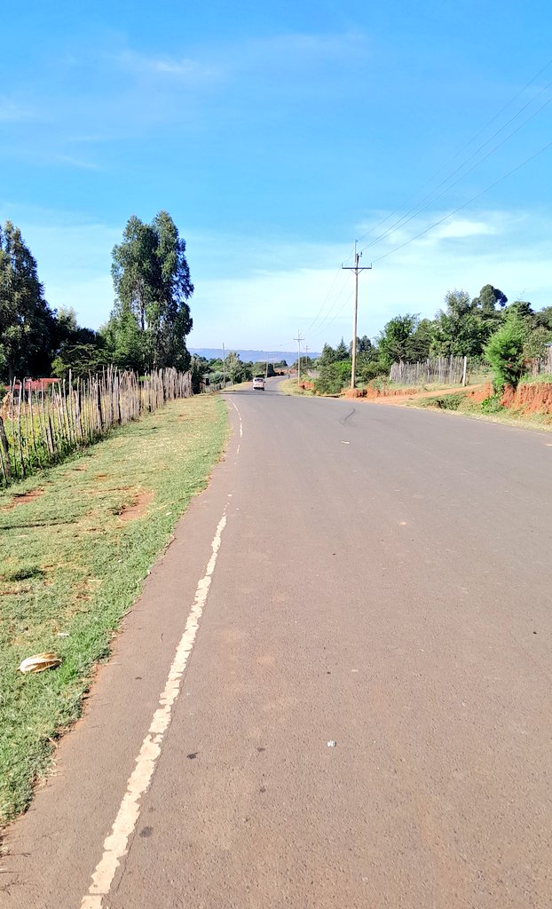 KeKirwa's tweet photo. My village road. Engineer Luka Kimeli did a good job. https://t.co/r64GPZmTZO