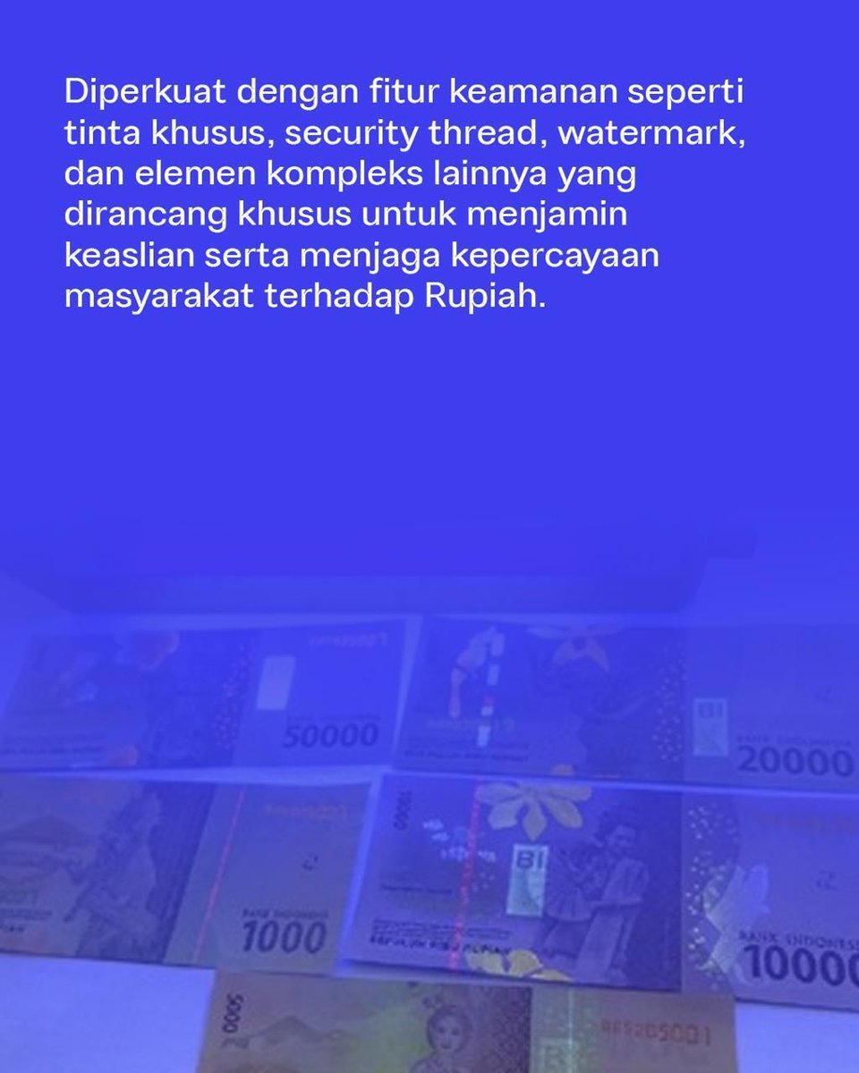 longicia's tweet photo. PERURI menggunakan teknologi mutakhir seperti tinta khusus, hologram dan watermark agar tidak mudah dipalsukan.

#PerusahaanTeknologiHighSecurity #InnovationforASovereignFuture #KemajuanBerdaulat #InovasiKeamananTinggi #PeruriGovTechIndonesia #TrusteeOfSovereignty https://t.co/yd5FUh07e7