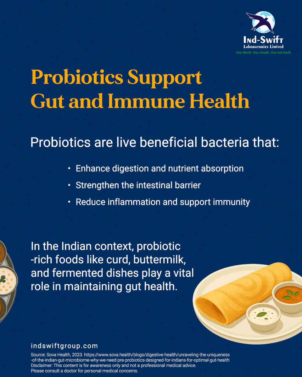 indswiftlabs's tweet image. A healthy gut begins with what’s on your plate. 

This World Food Day, let’s celebrate the power of food to heal from within.

🌐 Visit us: indswiftgroup.com
📌 Follow us: Facebook | LinkedIn | Instagram

#WorldFoodDay #IndSwiftGroup #IndSwiftLabs #OneWorldOneHealth