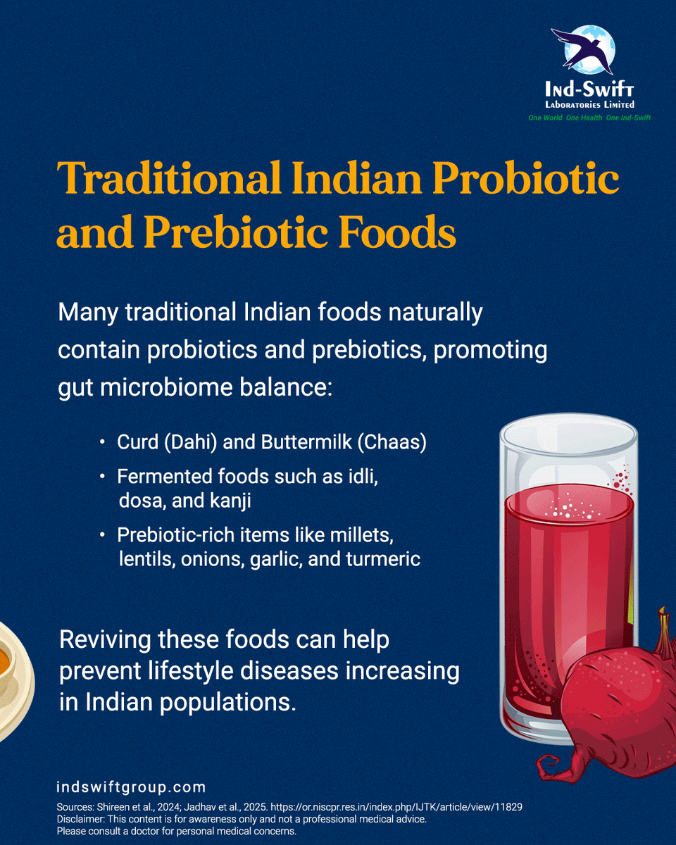 indswiftlabs's tweet image. A healthy gut begins with what’s on your plate. 

This World Food Day, let’s celebrate the power of food to heal from within.

🌐 Visit us: indswiftgroup.com
📌 Follow us: Facebook | LinkedIn | Instagram

#WorldFoodDay #IndSwiftGroup #IndSwiftLabs #OneWorldOneHealth