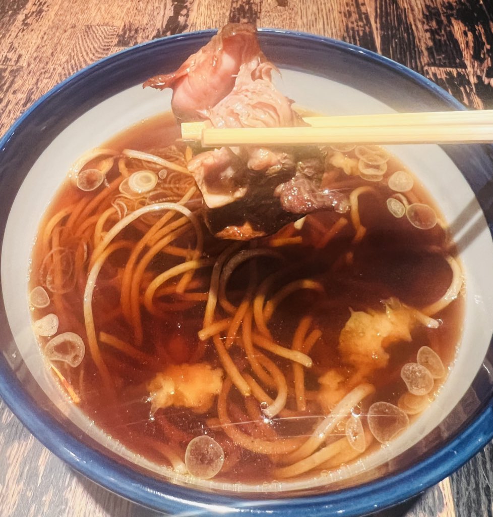 MKC_LAM6223's tweet image. #いまここ 
#川上庵 

お昼ご飯です🤤

鴨煮込み溶けた