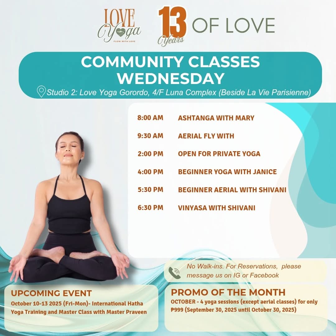janicenitnit's tweet image. Hi @everyone👋😊! 🌷🌻 Join me later this WEDNESDAY 4PM Beginners Yoga class 💮 at Love YOGA WORLD 🧘‍♀️🧘🧘‍♂️ Visit, like, and follow the page. And to register, click the link here. 👇Love and gratitude. ❤️🌻 Namaste. 🙏🍃  #breathe #beginnersyoga #gentleflow
instagram.com/p/DPyNs5-j8bZ/…
