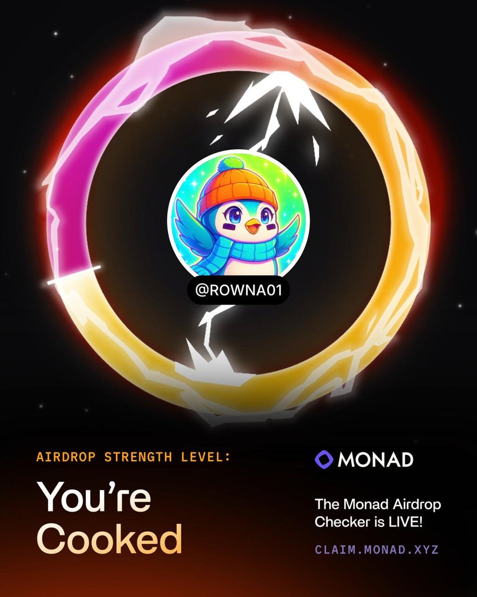 어제 저녁 늦게 올라온 <a href="/monad/">Monad</a>  에어드랍 체커

많은 사람들이 기대하던 모나드 에어드랍 체커가 어제 밤에 공개되었습니다.

저는 KBW 모나드 밋업 참여, Pudgy와 MadLads NFT 보유, 모나드 카드 요 3가지 전형으로 $MON 에어드랍 대상자가 되었고 그중에서 2티어라고 알려진 You're Cooked 레벨을
