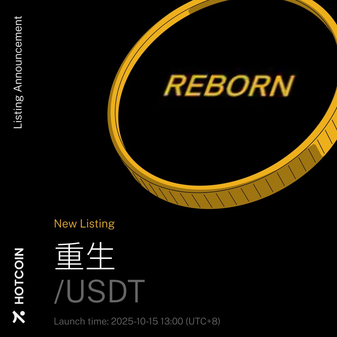 📢 $重生 / USDT is now officially live on Hotcoin! 🔥 The trending Meme token  on BSC joins the market — trade with 0 fees for a limited time! Join now and