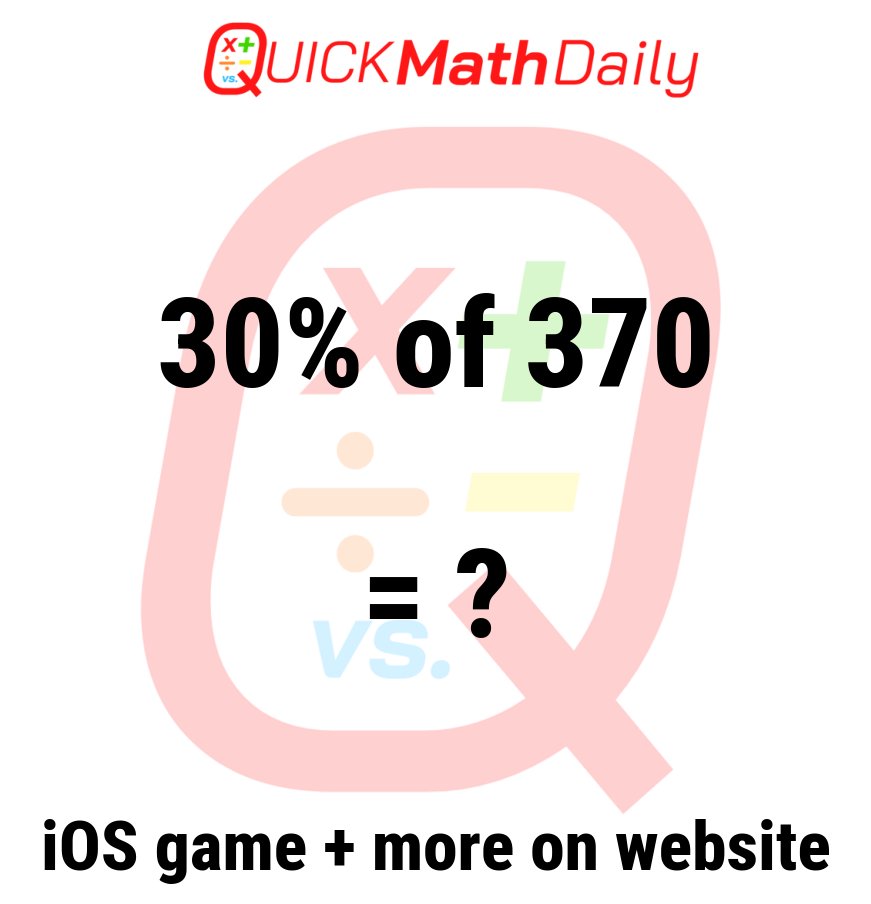 QuickMathDaily's tweet image. 🚨Quick! 💨 Can You Solve⁉️⏱️
No Calculator ❎ 🧠 Comment Below‼️👇
See more on QuickMathDaily.com 👀 ✅