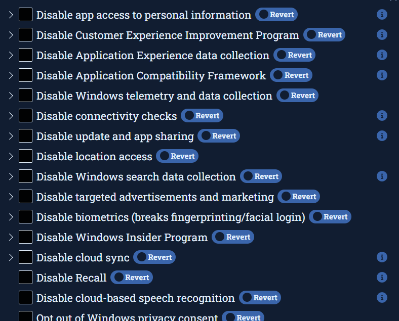 wavefnx's tweet image. most people will never know that even your weather app on W*ndows is sending telemetry data, your clipboard, the keystrokes, the sensors, often the case with M*cOS

if you have to use windows, debloat it, there are several open-source scripts, otherwise: ignorance is bliss