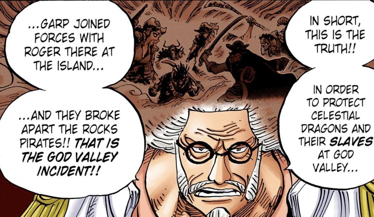 nrick21's tweet image. Oda ne fait pas d'erreur !

Sengoku qui a ça version de God Valley 

Ou BIg Mom qui a ca version d'une dette 

C'est pas une incohérence 

C'est ce qu'on appelle le "Rashomon Effect" tirer du film Rashomon qui utilise la différence de point de vue pour alterner un reçit

C'est