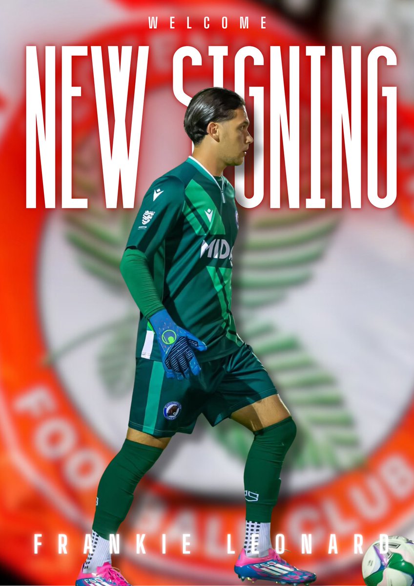 A new man between the sticks 🧤

We are delighted to welcome Frankie Leonard, who made his debut last night, to the Becks.

Frankie joins us from VCD Athletic, having also played for Bearsted.