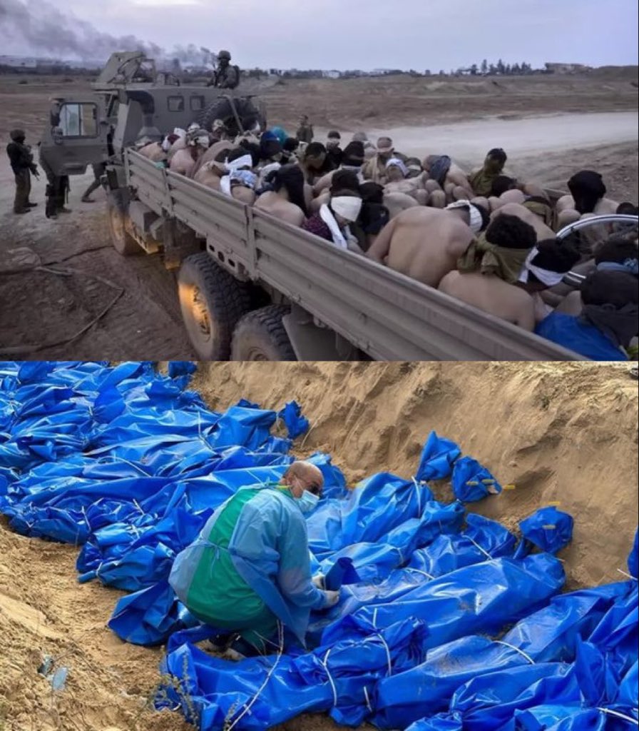 AbujomaaGaza's tweet image. Israeli occupation forces executed the Palestinian hostages.. No outcry by world leaders!