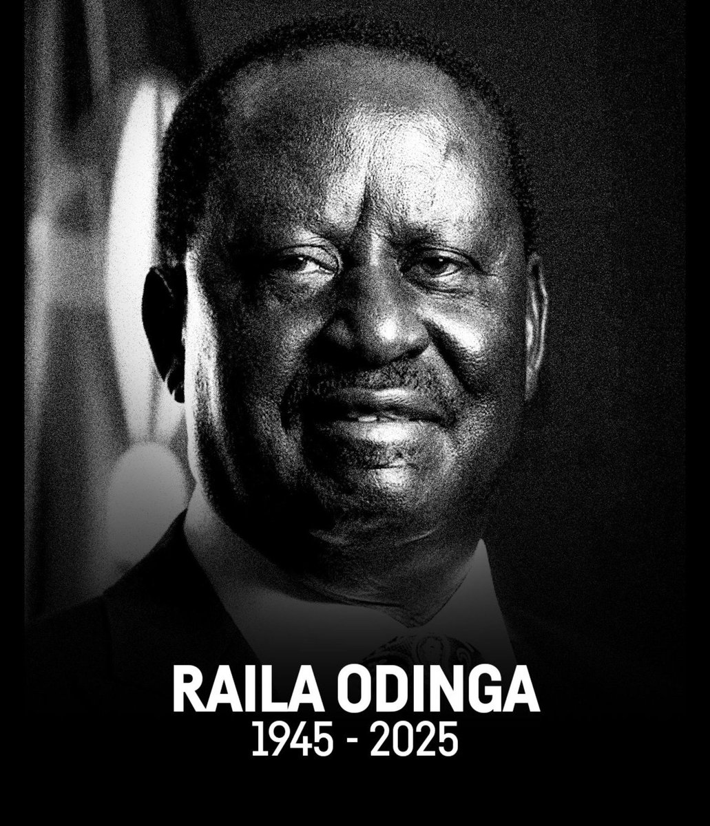 African giant Baba Raila Odinga has rested. His contributions to Kenya and to Africa at large will forever be remembered—his vision, resilience, and relentless pursuit of justice inspired countless generations.
