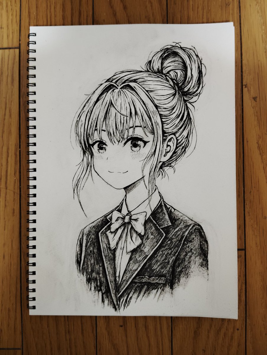 art_fumicat's tweet image. シニヨン