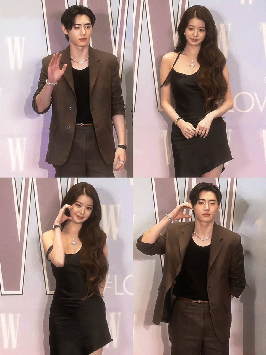jangkkupics's tweet photo. jangkku today at the “love your w 2025” red carpet 🤎 https://t.co/kAqZOeUJ7X