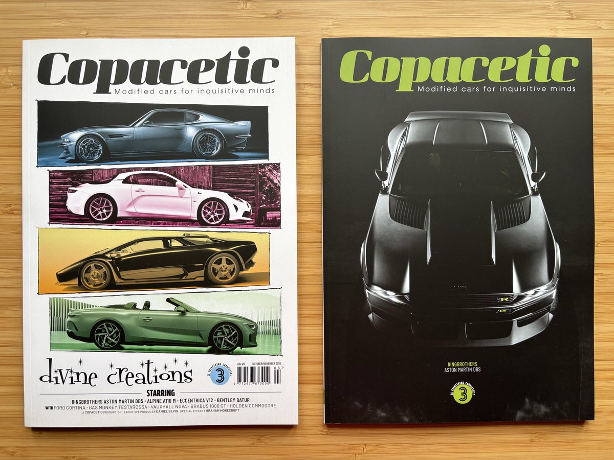Issue 3 is here!
That’s the shop cover on the left, subscriber cover on the right 😍

Subscription copies will be arriving imminently, and it’s in the shops from Tuesday. Or order here: copaceticmagazine.co.uk/shop/