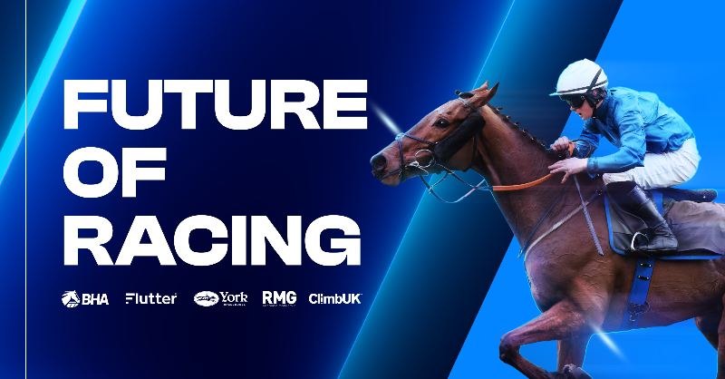 BHAHorseracing's tweet photo. The BHA and Flutter UKI are teaming up to launch a Dragon’s Den-style horse racing summit to unearth solutions that attracts a new generation of racegoers.

Find out more and apply: https://t.co/6p2X7TBxPg

@FlutterEnt @yorkracecourse @racecoursemedia @Climb_UK