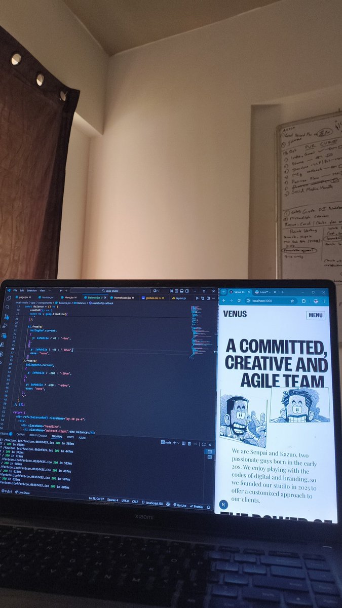 CleverCoder0's tweet image. Almost done with my new agency project - Venus Studio

Check it out here,
venus-studio.vercel.app