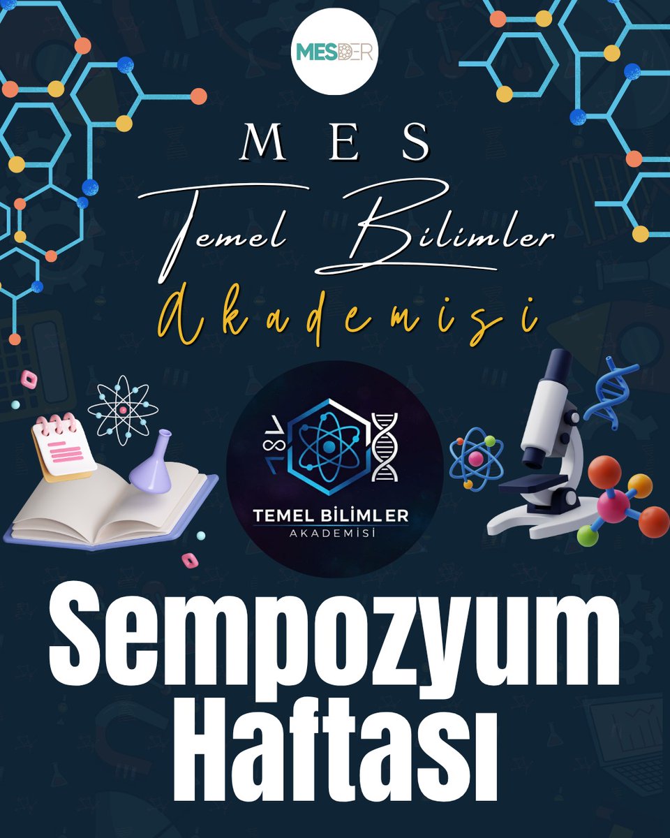 MESDER olarak, Boğaziçi Üniversitesi'nden gelen konuşmacılarımızın katılımıyla sürdürdüğümüz Temel Bilimler Akademisi programının sempozyumunu gerçekleştiriyoruz. Programımız Cumartesi ve Pazar günleri boyunca devam edecek. Nice akademik programlarda buluşmak üzere!📚✏️