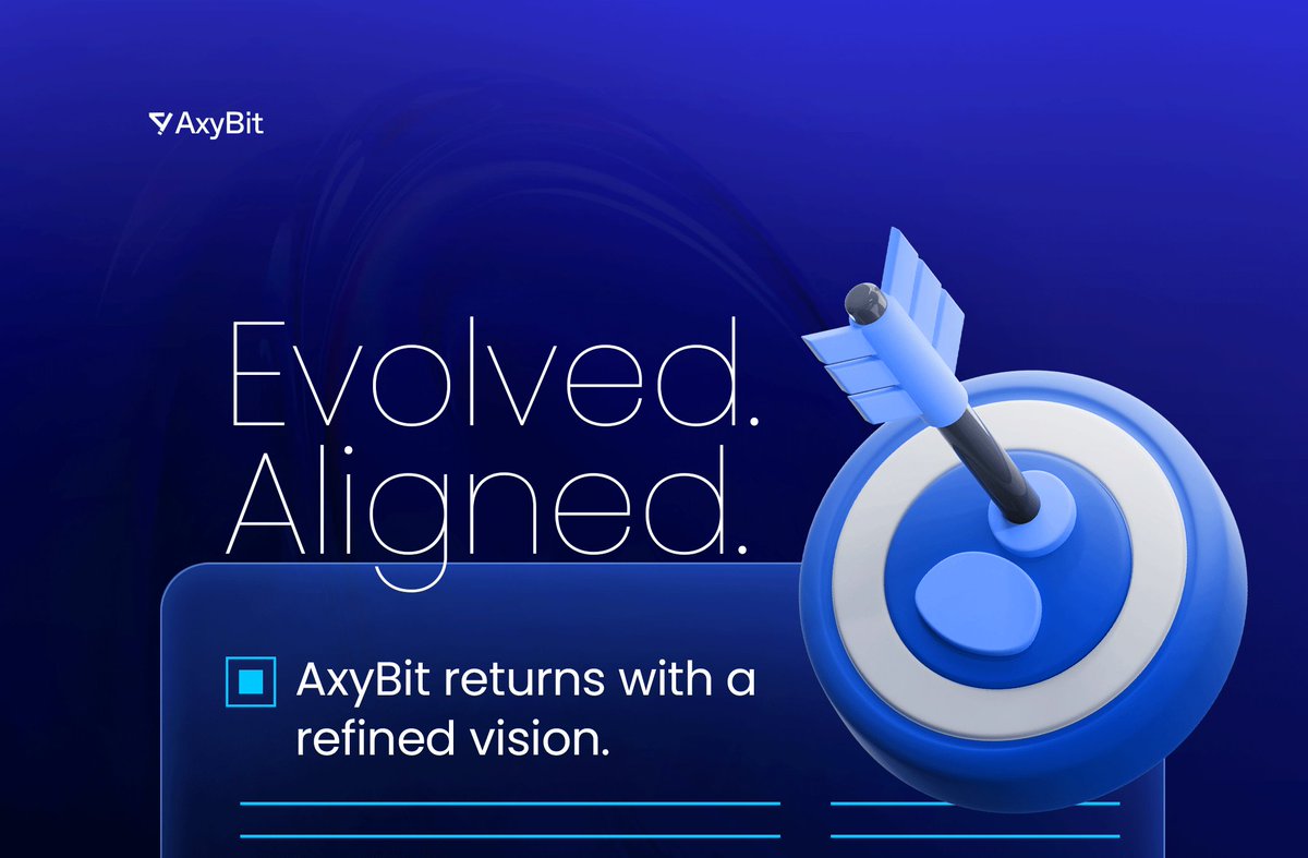 We went quiet for a reason.
Silence isn’t absence — it’s alignment.
AxyBit returns, not just with updates, but with a refined vision.

Next week, we open something new.
Mining — not through machines, but through meaning. ⚡️